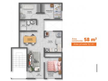 Venta Hermoso Aparatamento Villas de La Pradera