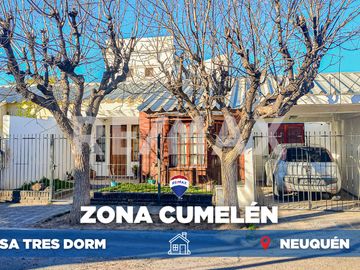 VENTA CASA DE 3 DORMITORIOS ZONA CUMELEN NEUQUEN
