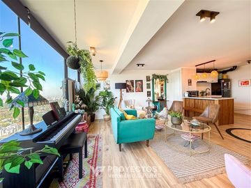 Departamento en Venta en Av Apoquindo, Sector Plaza Los Domínicos (A 1 Cuadra del Metro)
