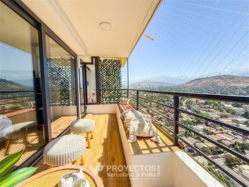 Departamento en Venta en Av Apoquindo, Sector Plaza Los Domínicos (A 1 Cuadra del Metro)