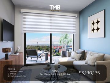Departamento en Preventa Zona Santa María la Ribera