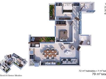 Departamento en Venta en Benito Juárez, General Pedro María Anaya NC. 25-1420