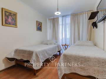 Oportunidad para remodelar a tu gusto cómodo departamento 3D/3B con vista despejada