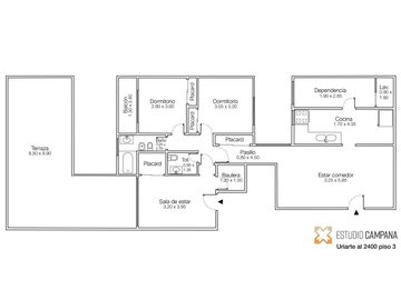 Departamento en Venta. Cuatro ambientes con dependencia. Balcón Terraza. Palermo