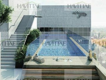 venta departamento exterior 2 recamaras city tower green
