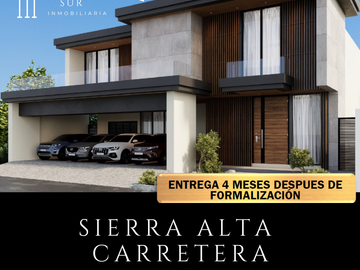 Casa NUEVA en VENTA Sierra Alta, Carretera Nacional