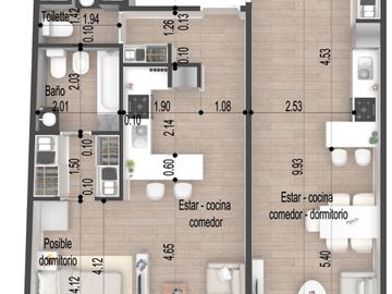 MONOAMBIENTE VENTA ALMAGRO  FINANCIACION POZO