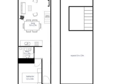 VENTA DEPARTAMENTO LOFT 4 AMB BALLESTER APTO CREDI