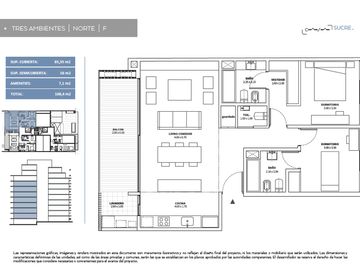 Venta Depto 3 ambientes con terraza Pozo Belgrano