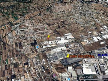 Terreno en Venta para Inversionista en Zona Planta VW, San lorenzo Almecatla Puebla