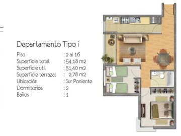 venta departamento la cisterna