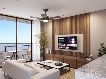 Departamento en venta frente al mar de Telchac Puerto.