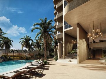 Departamento en venta frente al mar de Telchac Puerto.