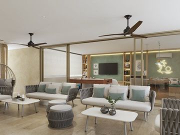 Departamento en venta frente al mar de Telchac Puerto.