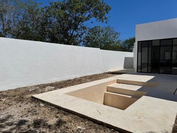 Casa en venta de una planta en Privada Praderas del Mayab, Mérida Yuc.