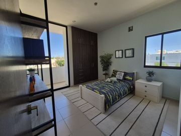 Casa NUEVA, AMUEBLADA con alberca en privada en Dzitya