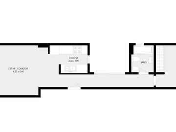 16 entre 61 y 62 La Plata  Departamento en 2º Piso al frente con  Balcón y Cochera en VENTA