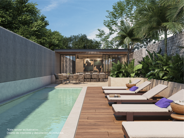 Departamento en venta Mérida Yucatán, Palmer Living Club Temozón Norte