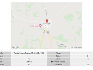 Venta Rancho Ganadero Panabá Yucatan.