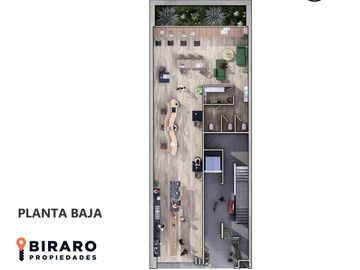 Departamento un dormitorio frente en venta Centro Rosario