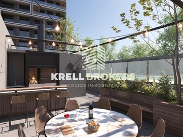 Emprendimiento - Departamento de 4 amb con dependencia en  Villa Crespo. Terraza.