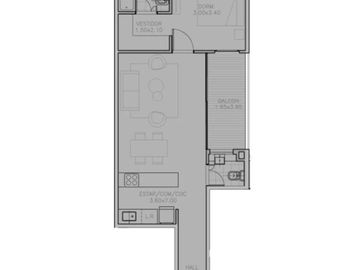 Venta departamento 2 Ambientes villa crespo,  en construcción