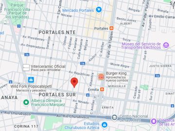 VENTA DE CASA / TERRENO EN PORTALES SUR, BENITO JUAREZ, CDMX