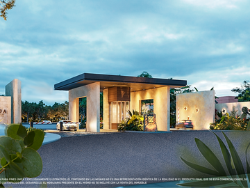 Casa(2R)de Dos Planta en Frida Residencial en Conkal