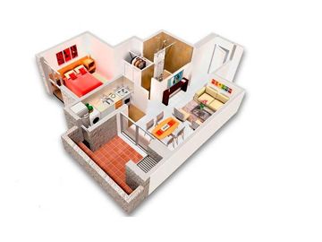 Torres Alto Villasol, dpto 1 dormitorio. U$S 55.000 entrega y cuotas