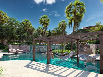 Encantador Apartamento de 1 Rec. en una Comunidad Privada en Playacar