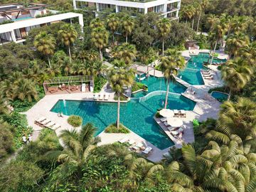 Encantador Apartamento de 1 Rec. en una Comunidad Privada en Playacar