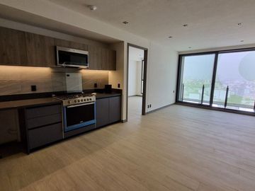 RENTA DEPARTAMENTO NUEVO DE 2 RECAMARAS EN BE GRAND DEL VALLE