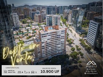 Departamento en Venta en Alonso de Cordova / Las Condes