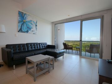 OASIS MALECÓN: EXCLUSIVO DEPARTAMENTO PANORÁMICO TOTALMENTE AMUEBLADO