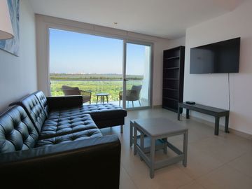OASIS MALECÓN: EXCLUSIVO DEPARTAMENTO PANORÁMICO TOTALMENTE AMUEBLADO