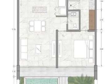 PENTHOUSE EN VENTA EN PASEO NORTE, ATRAS DE CABO NORTE, MERIDA, YUCATAN