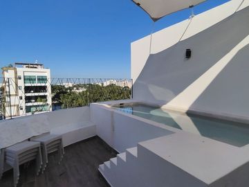 Exclusivo Penthouse de 3 Recamaras con Rooftop Privado y Alberca