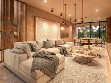 Casa de 4 recámaras en venta dentro de privada con amenidades en Temozón Norte