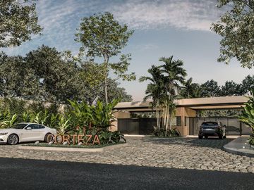 Casa de 4 recámaras en venta dentro de privada con amenidades en Temozón Norte