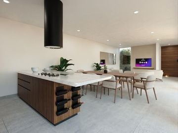 Casa en venta de una planta en Cholul