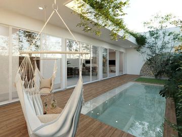 Casa en venta de una planta en Cholul