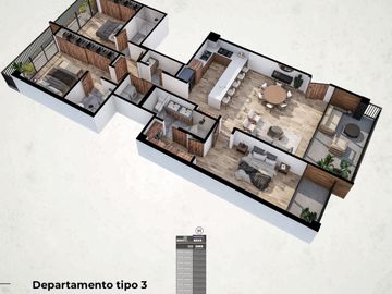Departamento en PREVENTA en Harmony