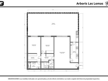Arboris Las Lomas con 2 cocheras 204 mts.