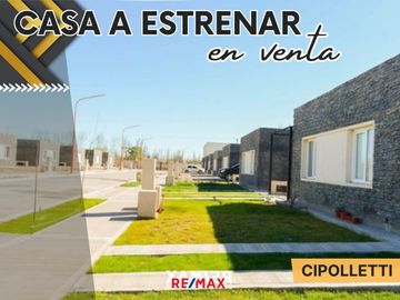 Venta Casa a estrenar APTA CREDITO CIPOLLETTI