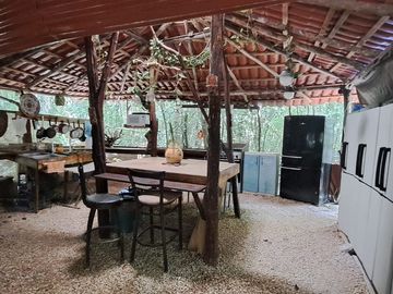 Terreno con Villa y Cenote en Ruta de Los Cenotes, Puerto Morelos