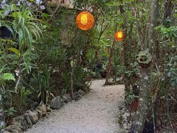 Terreno con Villa y Cenote en Ruta de Los Cenotes, Puerto Morelos
