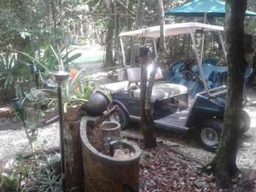 Terreno con Villa y Cenote en Ruta de Los Cenotes, Puerto Morelos