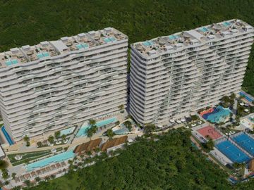 Venta de departamento en Cancún con 2 recámaras - See Towers, Blvd Colosio