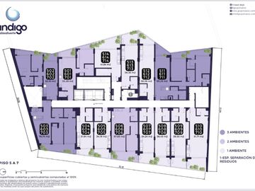 DEPARTAMENTO 3 AMBIENTES A ESTRENAR C/ BALCON ATERRAZADO Y AMENITIES EN PARQUE PATRICIOS