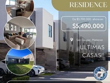 VENTA DE CASA EN RESIDENCIAL ZIRANDA EN METEPEC
